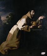 Francisco de Zurbaran Saint Francis in Meditation painting
